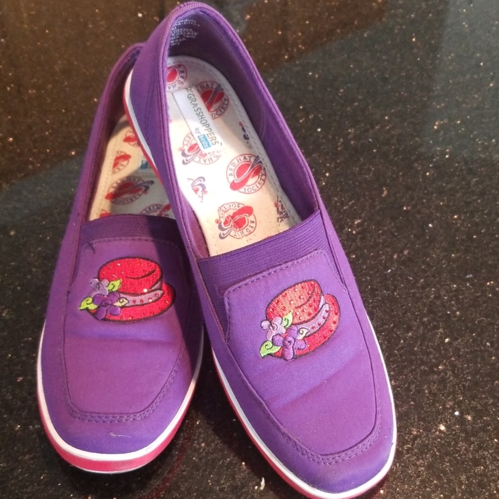 Grasshoppers Purple shoes